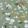 Printed Cotton SIGOLIN Rosemary / Camel